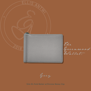 The Greenwood Grey Wallet - #ellis_antwi#